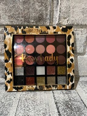 Boss Lady Eyeshadow & Glitter Palette - Rose & Gold Shades